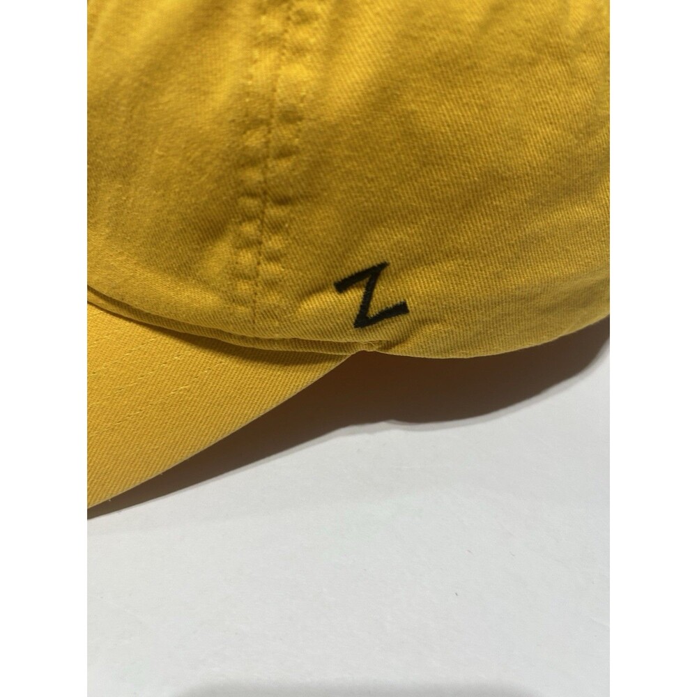 Zephyr Michigan Wolverines Yellow Black Block M Dad Hat Strapback Cap OSFM - Picture 3 of 6